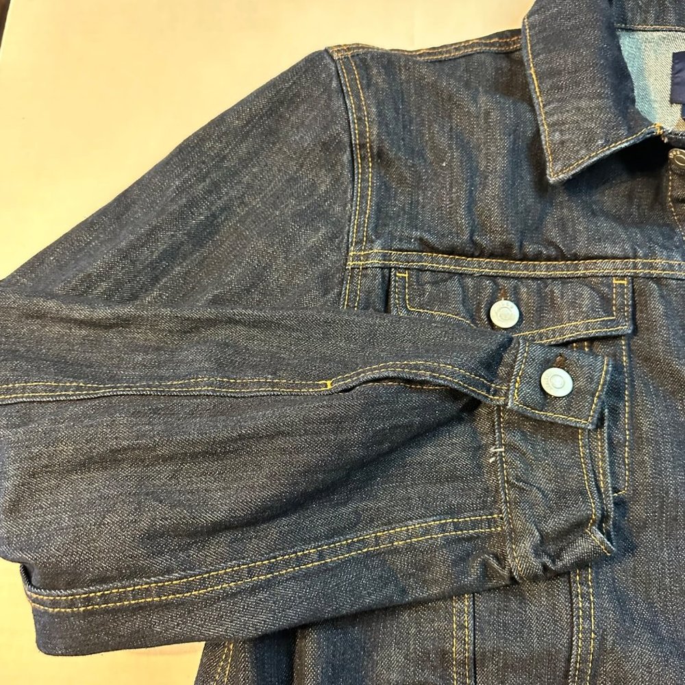 GAP Dark Blue Denim Jean Jacket - Picture 5 of 9